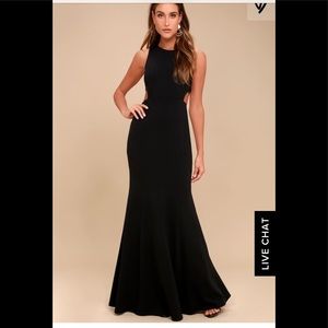Lulu’s Loving Embrace Black Dress